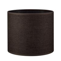 Lampenkap cilinder | rond | canvas | stoffen lampenkap | cilinderkap | Ø20cm H17cm | kastanje | bruin - thumbnail