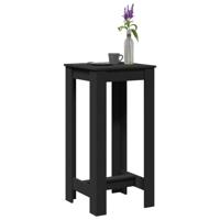 Bartafel 51x50x103,5 cm bewerkt hout zwart - thumbnail
