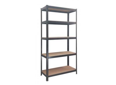 Profeco Opbergrek - 172x75x30 cm - 75 kg per plank - Zwart