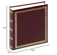 walther+ design MX-101-R Fotoalbum (b x h) 29 cm x 32 cm Rood 100 bladzijden - thumbnail