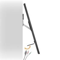 Nedis Vaste TV-Muurbeugel | 43 - 100 " | Maximaal schermgewicht: 75 kg | Minimale muurafstand: 9.50 mm | Staal | Zwart - TVWM5090BK - thumbnail