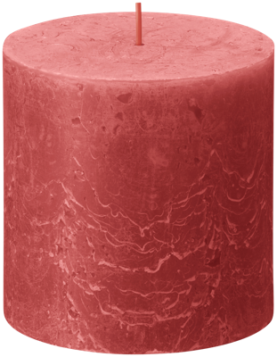 Bolsius rustiek stompkaars 100/100 pink Bolsius rustiek stompkaars 100/100 pink