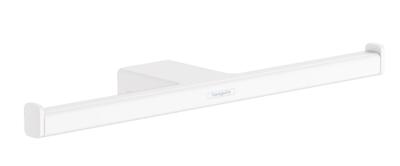 Hansgrohe Dubbele Toiletrolhouder AddStoris Mat Wit