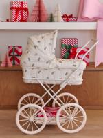 Poppenwagen ecru - thumbnail