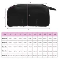 VidaXL Paardendeken donkergroen en zwart 105 cm polyester - thumbnail