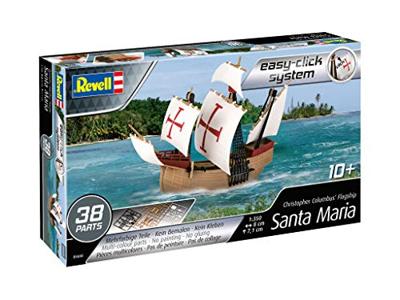 Revell 1/350 Christopher Columbus Flagship Santa Maria - Easy-Click Revell 1/350 Christopher Columbus Flagship Santa Maria - Easy-Click