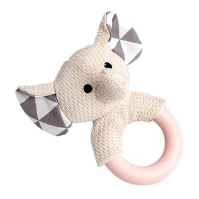 Puppyspeelgoed Fabbo Olifant, wit