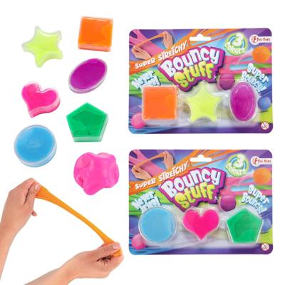 Toi Toys Bouncing putty 3 stuks op kaart Toi Toys Bouncing putty 3 stuks op kaart