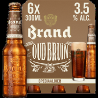 Brand Oud Bruin Bier Fles 6 x 300ml bij Jumbo - thumbnail