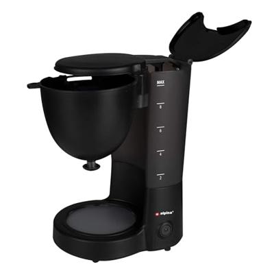 Alpina Switzerland 871125218102 Koffiezetapparaat Zwart Capaciteit koppen: 12 Glazen kan