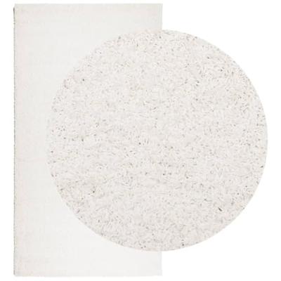 VidaXL Vloerkleed pamplona shaggy hoogpolig modern 60x110 cm crème - thumbnail