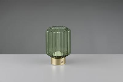 Trio Oplaadbaar tafellampjeLord met groen glas - R57761115