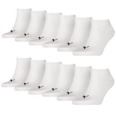 Puma Sneakersokken Plain 12-pack Wit-47/49