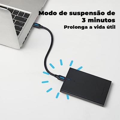 Hard drive hoes Vention KPAB0 Zwart 2,5"