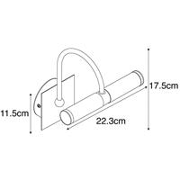 QAZQA Klassieke badkamer wandlamp goud IP44 2-lichts - Bath Arc - thumbnail