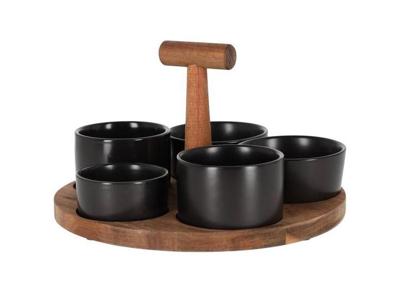 JENS Living Bits & Bites Bo Tapasset Groot - Zwart