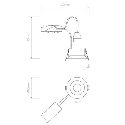 Astro - Minima Adjustable Spot / Plafondlamp