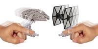 Mattel Star wars hotwheels tie fighte + millennium falcon ruimteschip - thumbnail