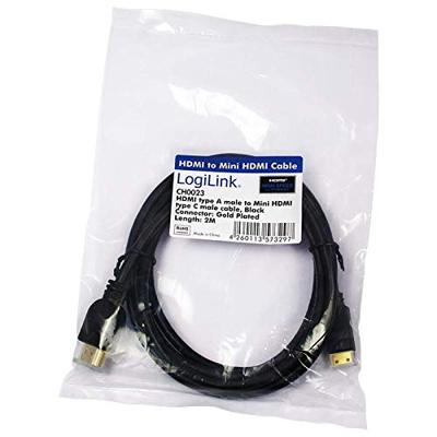 LogiLink CH0023 HDMI/HDMI-mini kabel 2m - thumbnail