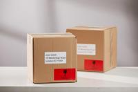 Etiket Dymo LabelWriter naamkaart 54x101mm 1 rol á 220 stuks rood - thumbnail