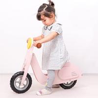 New Classic Toys houten loopscooter - roze - thumbnail