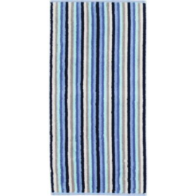 Cawö Cawo Shades Streifen Gastendoekje 30x50 aqua