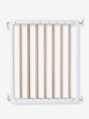 Houten veiligheidshekje voor kinderen naturel/wit