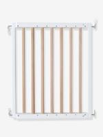 Houten veiligheidshekje voor kinderen naturel/wit - thumbnail
