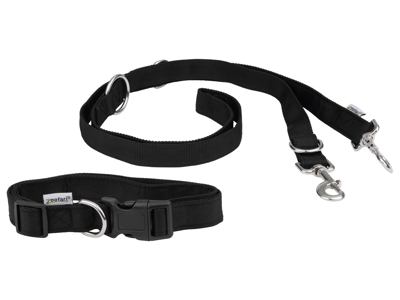 zoofari Hondenriem met halsband of hondenriem (Halsband M en hondenriem)