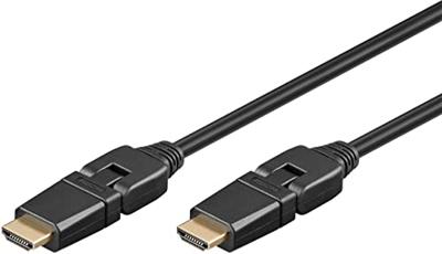 goobay High-speed HDMI 360° kabel met Ethernet goobay High-speed HDMI 360° kabel met Ethernet