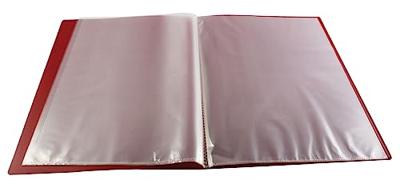 Q-CONNECT showalbum, A4, 10 tassen, rood