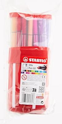 Stabilo pen 68 rollerset viltstiften, 30st. Stabilo pen 68 rollerset viltstiften, 30st.