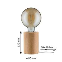 Paulmann Neordic Talin 79640 Tafellamp LED E27 20 W Hout - thumbnail