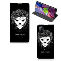 Mobiel BookCase Samsung Galaxy M51 Skull Hair - thumbnail
