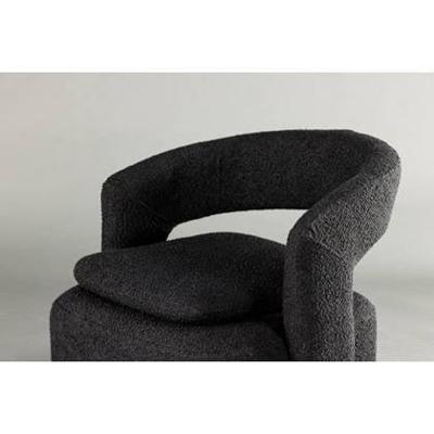 Fjôrd - Fauteuil Zwart - Bouclé - Laurel