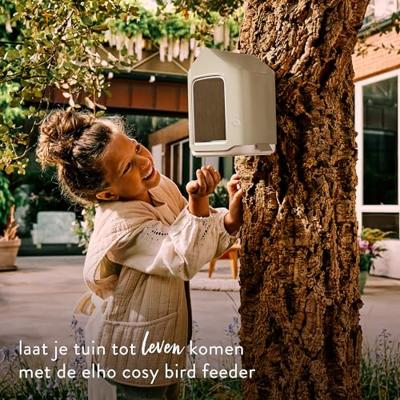 Voedersilo cosy 18 cm beige elho - Elho