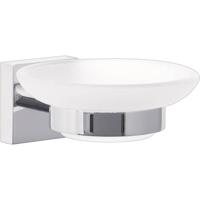 tesa ekkro 40240-00000-00 Zeepschaaltje Chroom (glanzend), Wit (gesatineerd) - thumbnail