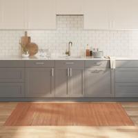 Vloerkleed rechthoekig 100x200 cm bamboe naturel - thumbnail