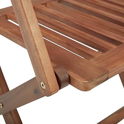 Tuinstoelen 2 st inklapbaar massief acaciahout