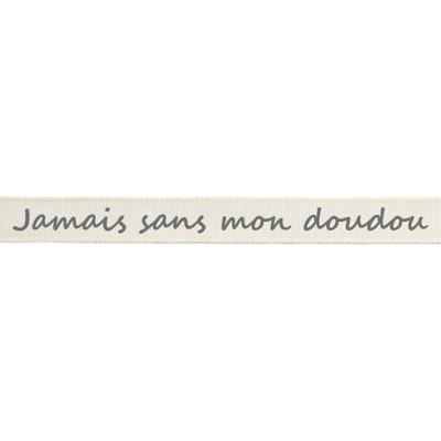 Vaessen Creative • ribbon 2mx15mm fr jamais sans mon doudou