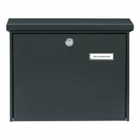 Burg-Wächter | Brievenbus | Wandbrievenbus Amsterdam | Antraciet - thumbnail