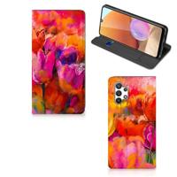 Bookcase Samsung Galaxy A32 4G | A32 5G Enterprise Editie Tulips - thumbnail