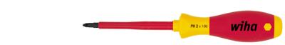 Wiha 321N SF PH 4x200 00850 Werkplaats Kruiskop schroevendraaier PH 4 Koplengte: 200 mm DIN ISO 8764, DIN EN 60900