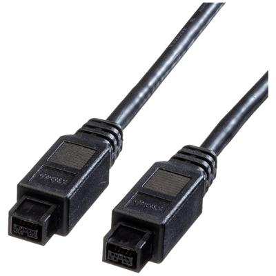 ROLINE IEEE 1394b / IEEE 1394 kabel, 9/9polig, zwart, 1,8 m ROLINE IEEE 1394b / IEEE 1394 kabel, 9/9polig, zwart, 1,8 m