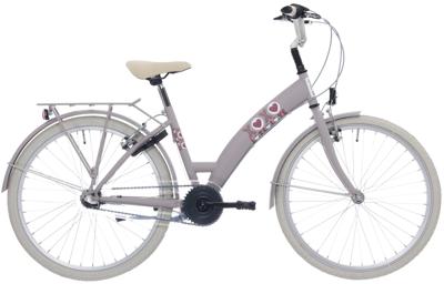 Bikefun Kinderfiets 24" bike fun lots of love met nexus 3 versnellingen - adobe roze