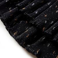 Kinderrokje met gelaagde ruches 104 zwart - thumbnail