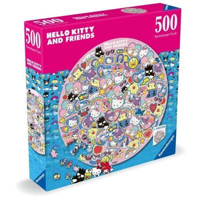 Ronde puzzel 500p Een wervelwind van zoetigheid / Hello Kitty