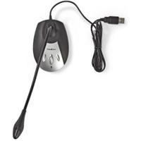 Nedis Microfoon | USB-A Male | Aan/uit knop | Koptelefoonoutput | 1 stuks - MICDU100BK MICDU100BK - thumbnail