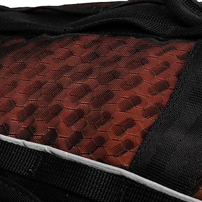 Non-stop dogwear® Hondentuig Rock Harness Long, black/orange, Maat: L