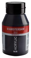 Royal Talens Amsterdam Standard Series Acrylverf Pot 1000 ml - Oxydzwart 735 - thumbnail